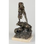 Antique statue, Fisher boy