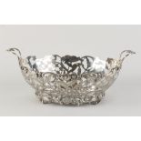 Heavy silver bread basket