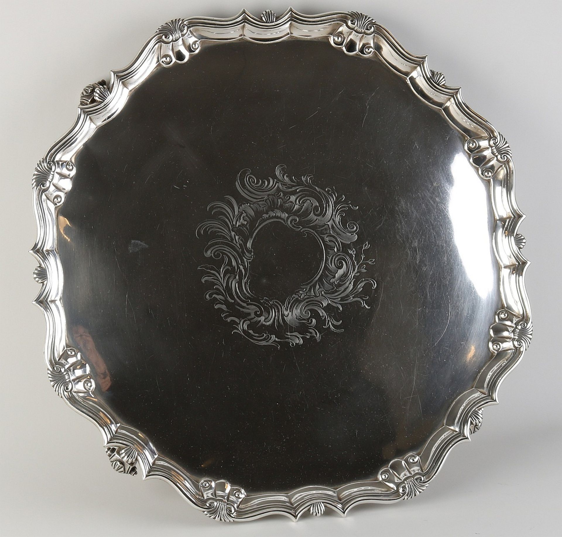 silver table piece - Image 2 of 2
