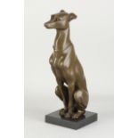 Bronze figure, Greyhound