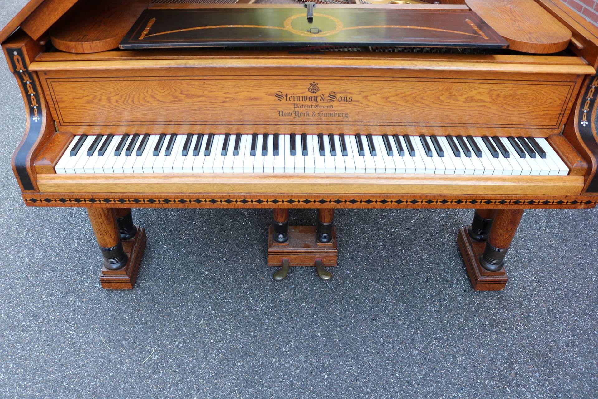 Antique Steinway grand piano from 1906 - Image 6 of 13