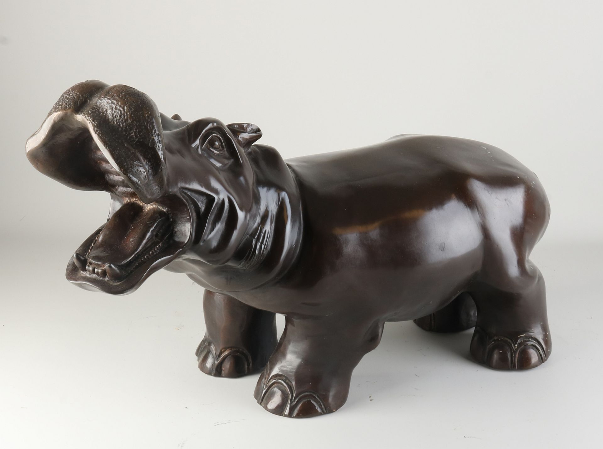 Bronze statue, Hippopotamus