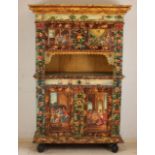 Antique painted cabinet