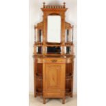 French mirror top cabinet, 1880
