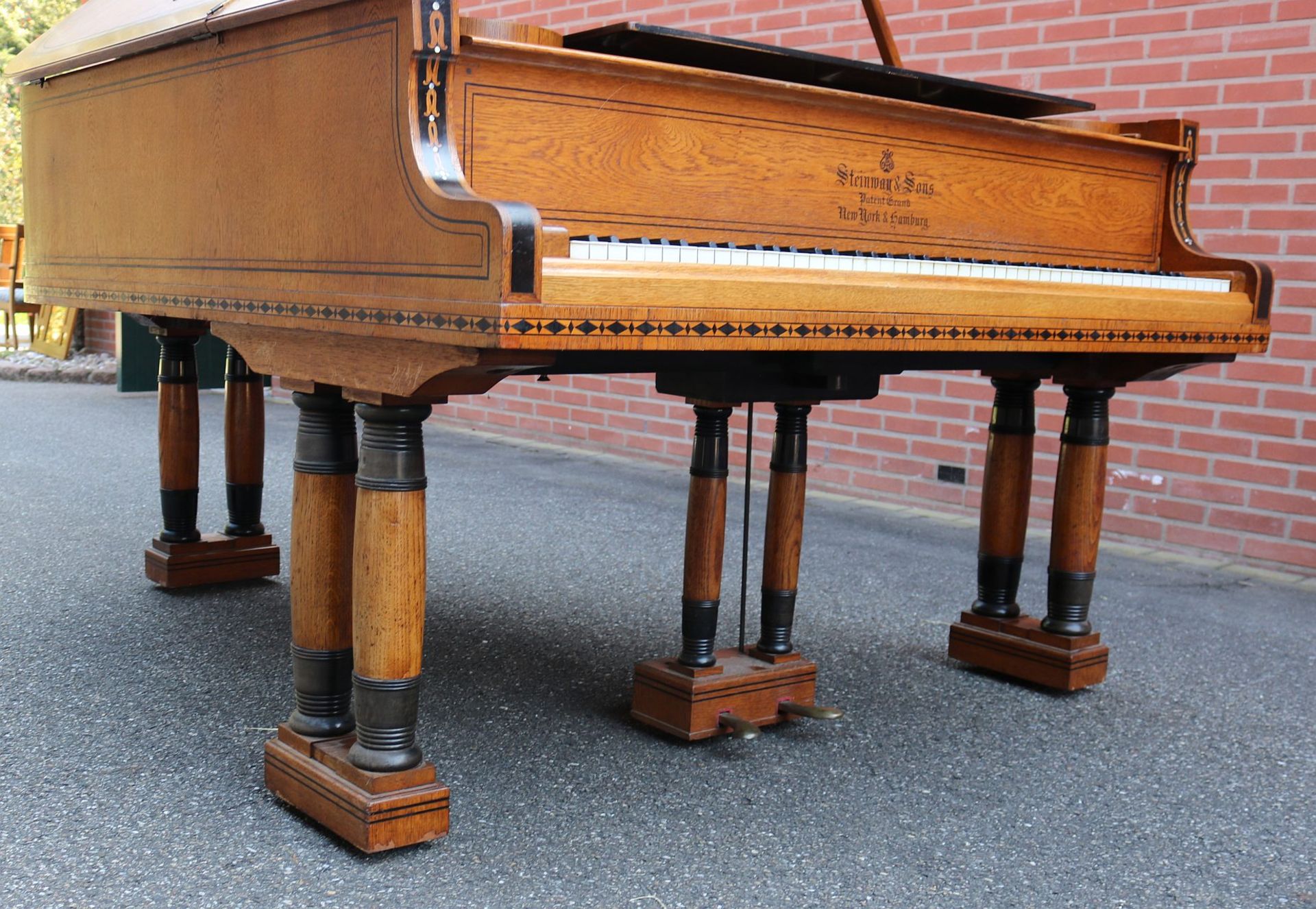 Antique Steinway grand piano from 1906 - Image 7 of 13