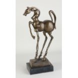 Bronze figure, Horse (after Dali)