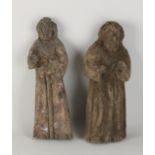 Two antique holy figures