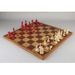 Chess game with board