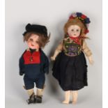 Two antique German dolls