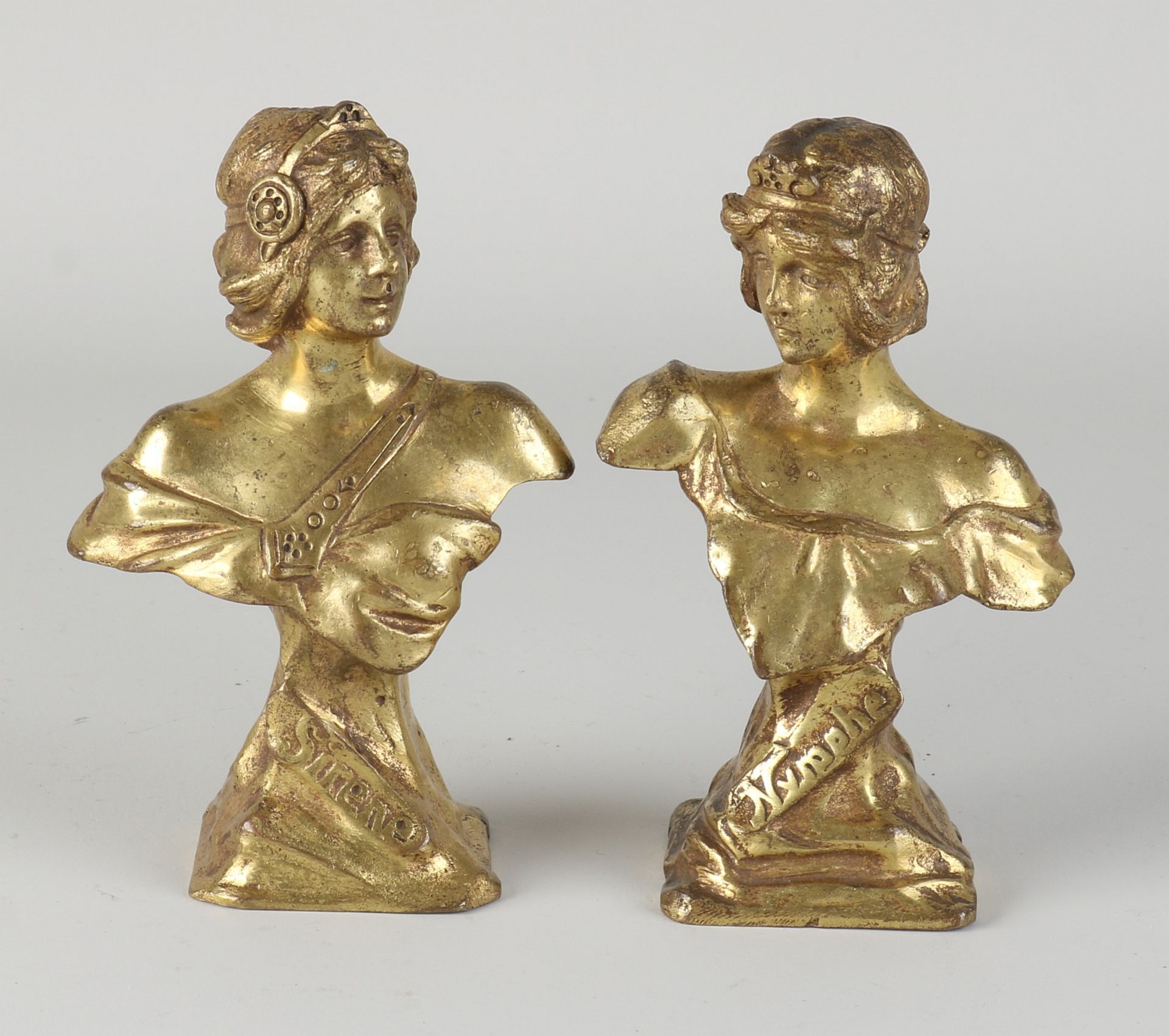 Two bronze figures