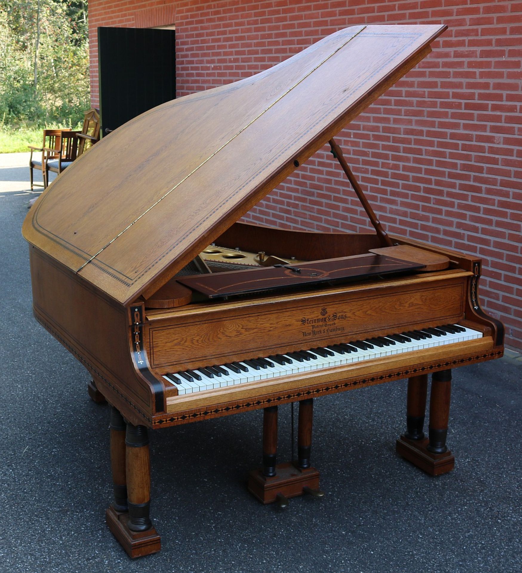 Antique Steinway grand piano from 1906 - Image 3 of 13