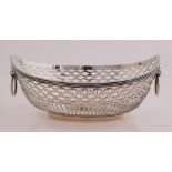 Silver candy basket