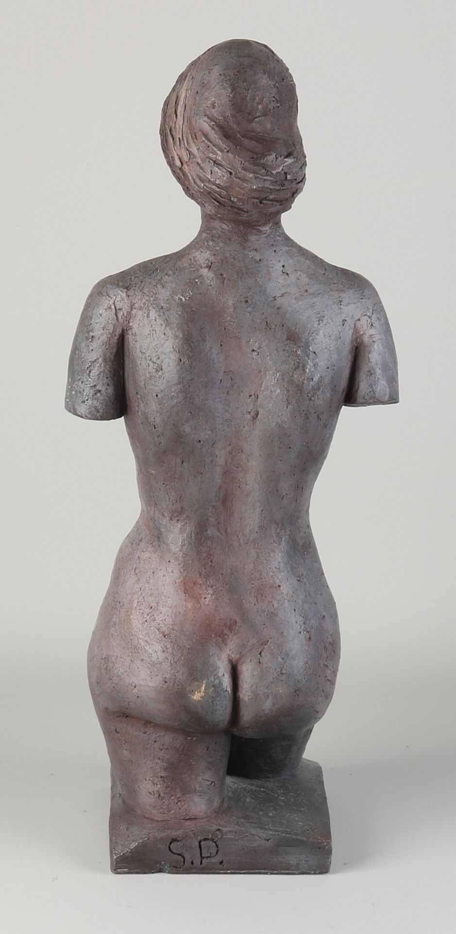 Modern female figure, H 51 cm. - Image 2 of 2