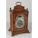 burr nuts table clock