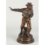 Bronze sculpture, Man with bayonet