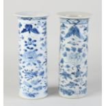 Two Chinese vases, H 20 cm.