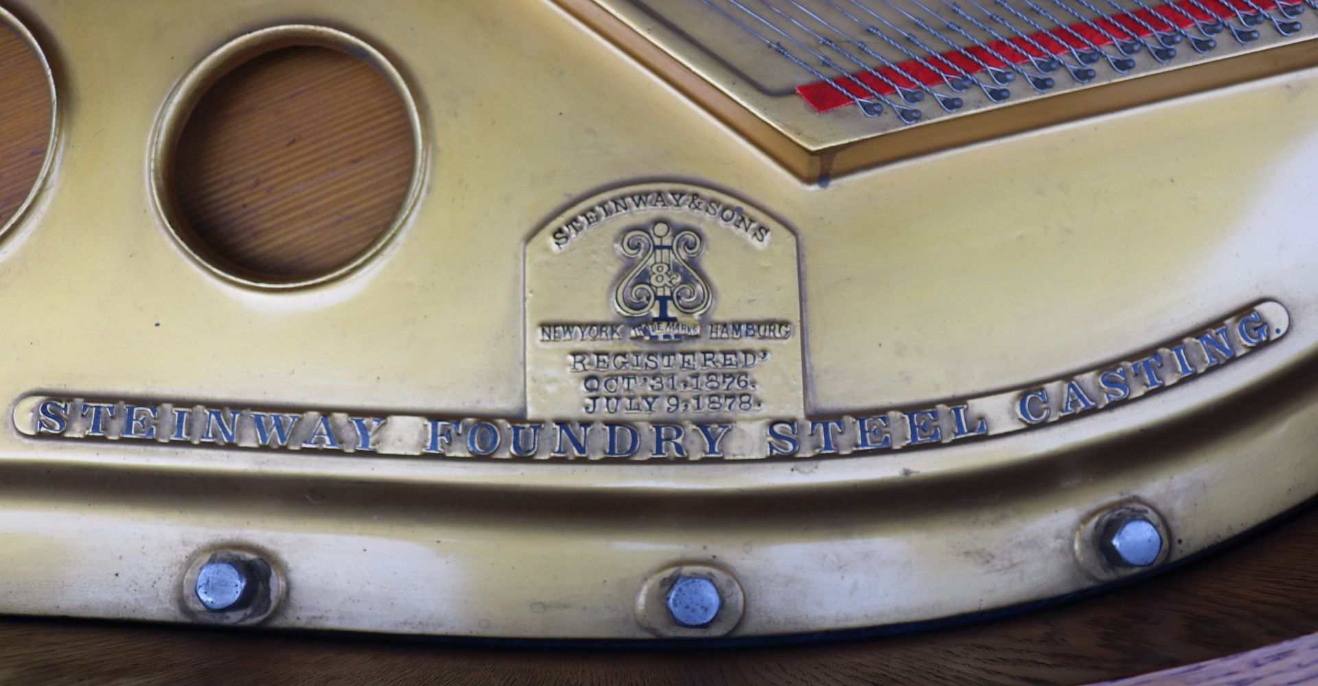 Antique Steinway grand piano from 1906 - Image 12 of 13