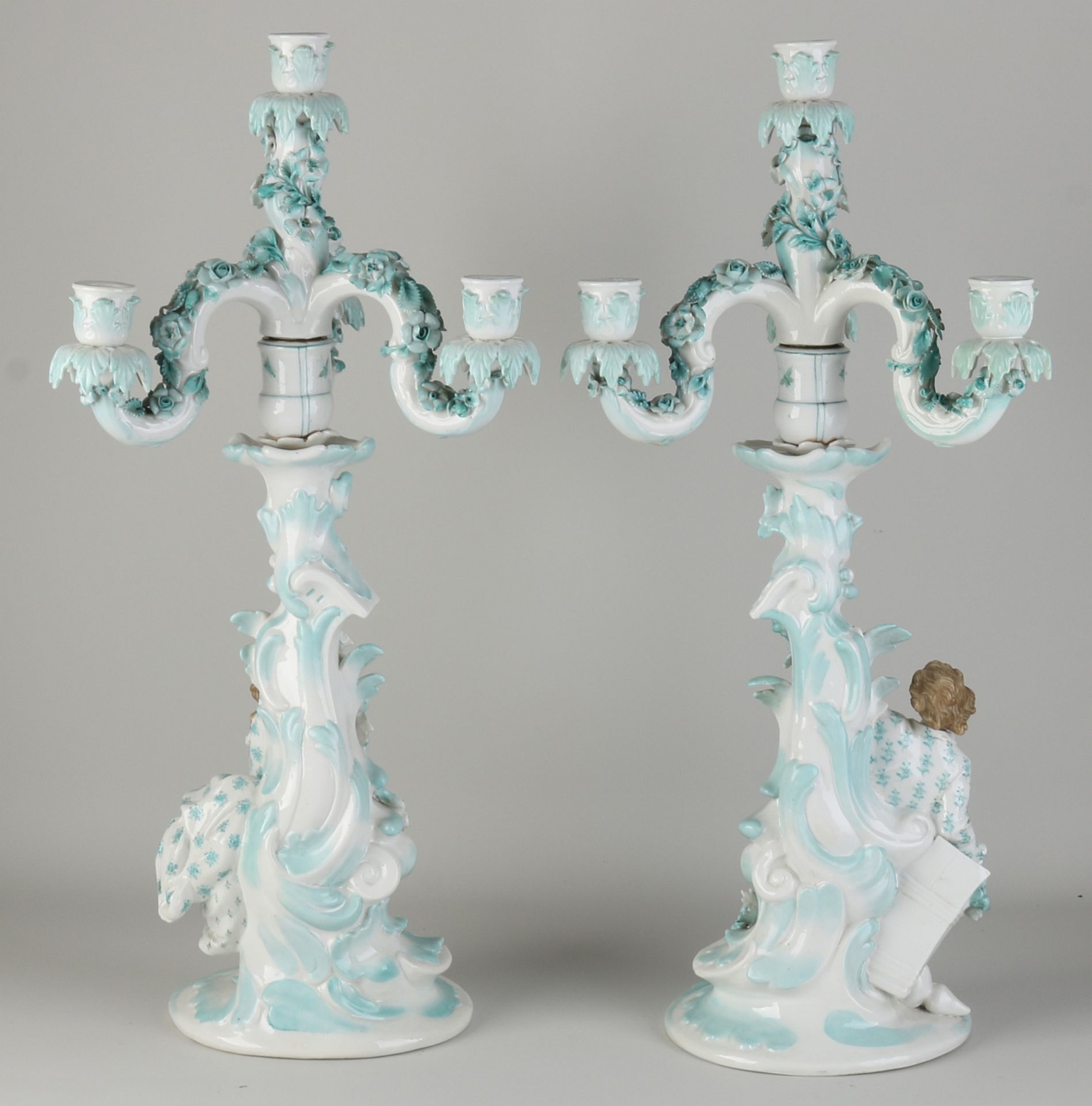 Two German candlesticks, 1920 - Bild 2 aus 3