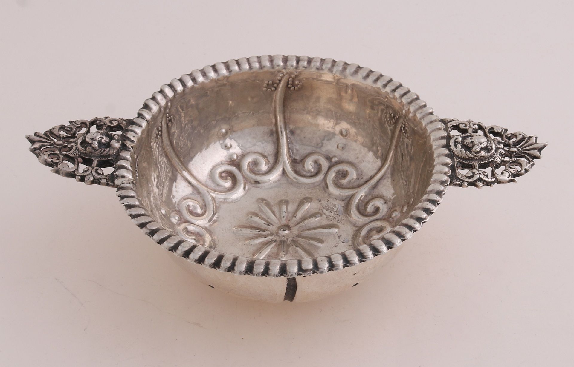 silver bowl