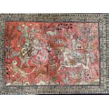 Persian rug, 58 x 84 cm.