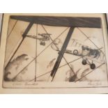 Christmas Card of Gloster Gauntlets Biplanes