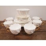 Coalport White Porcelain Coffee Set