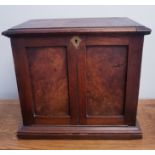 Victorian Oak Stationery Box