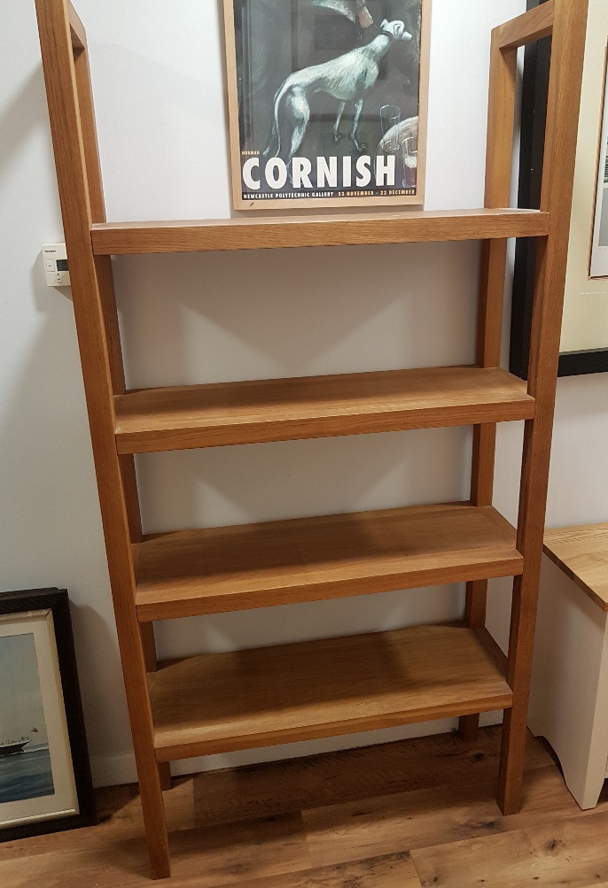 Modern Free Standing Wooden Shelving Unit