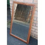 Large Ercol Mirror measuring 24 inches x 36 inches, with label to reverse