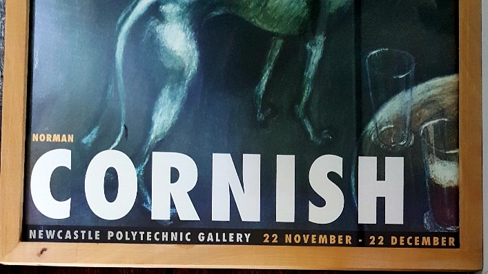 Framed Norman Cornish Exhibition Poster for Newcastle Polytechnic from 1992 - Image 3 of 3