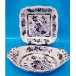 Masons Sapphire Serving Dishes (2 pieces)