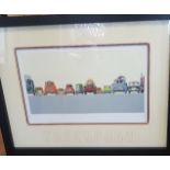 Large Signed and Framed Jeremy Dickinson Limited Edition Truckpark 2