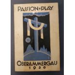 Art Deco 1930 Passions Play Handbook performed in Oberammergau