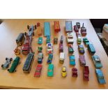 40 miscellaneous die cast Matchbox and similar model cars of varying condition