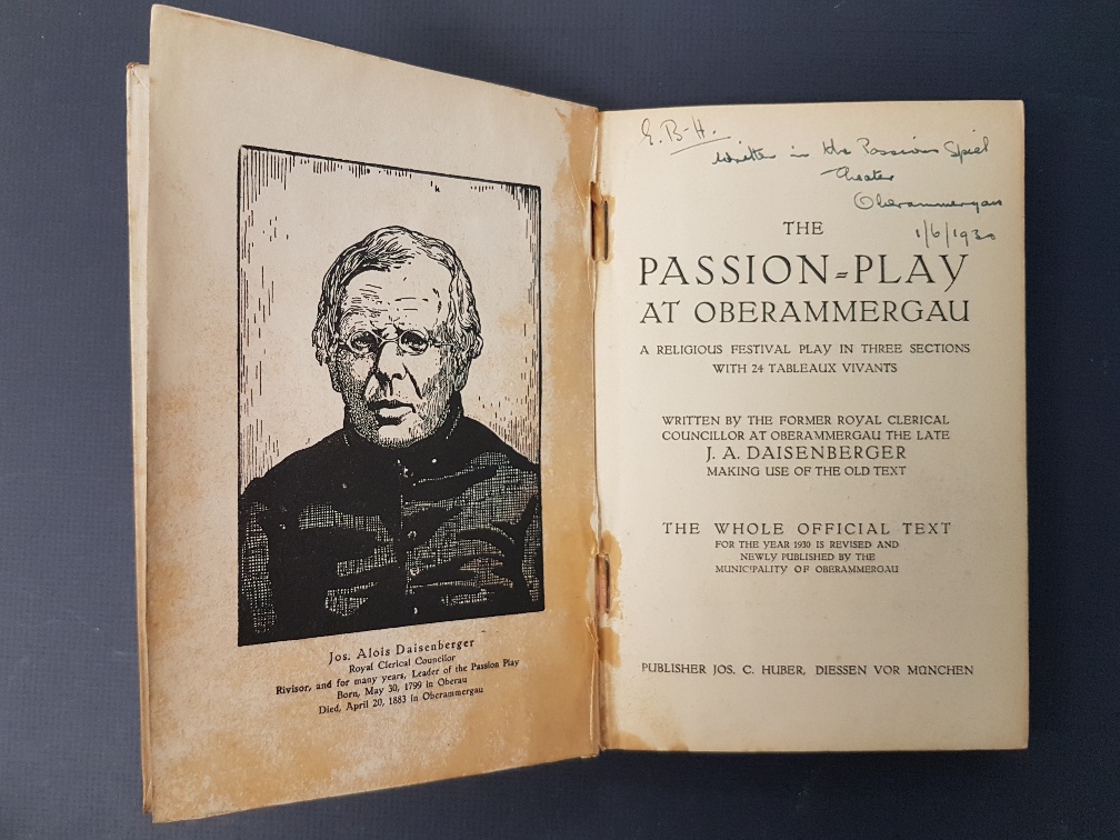 Art Deco 1930 Passions Play Handbook performed in Oberammergau - Image 3 of 3