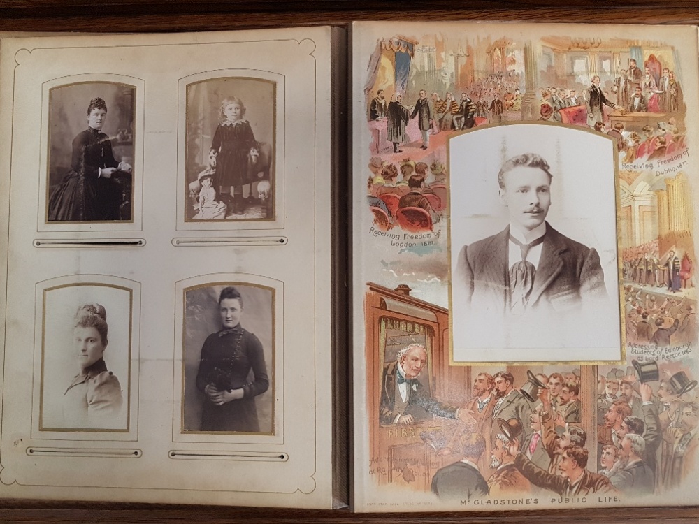 "The Gladstone Album", a Victorian Photo Album with Various Portraits - Image 3 of 4