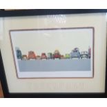 Large Signed and Framed Jeremy Dickinson Limited Edition Truckpark 2 