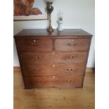 Victorian Mahogany Chest of 5 Drawers
