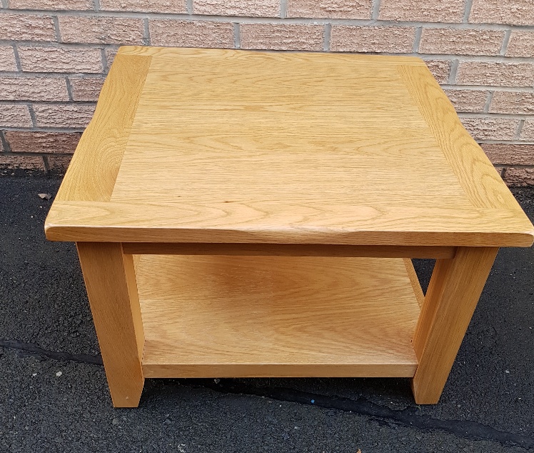 Modern Light Oak Coffee Table - Image 2 of 2