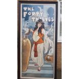 Very Large Framed and Glazed 1920 Theatre Poster for the Forty Thieves