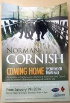 Norman Cornish Coming Home Exhibition Poster from 2016, held at Spennymoor Town Hall