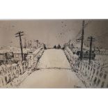 Norman Stansfield Cornish: Signed and Numbered Lithograph of The Old Railway Bridge at Sunnybrow