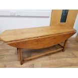 Drop Leaf Oval Table by N H Chapman