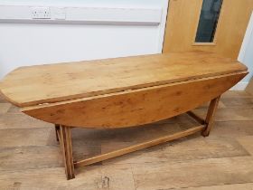 Drop Leaf Oval Table by N H Chapman