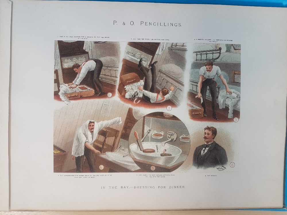P&O Pencillings First Edition by W W Lloyd Published in 1891 with Colour Cover - Image 2 of 7