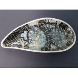 Rare Prudhoe Pottery Ceramic Dish with Abstract Design