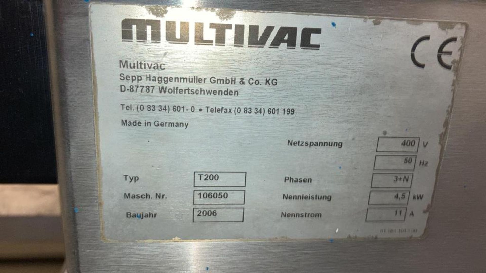 MULTIVAC TRAY SEALER - Image 13 of 13