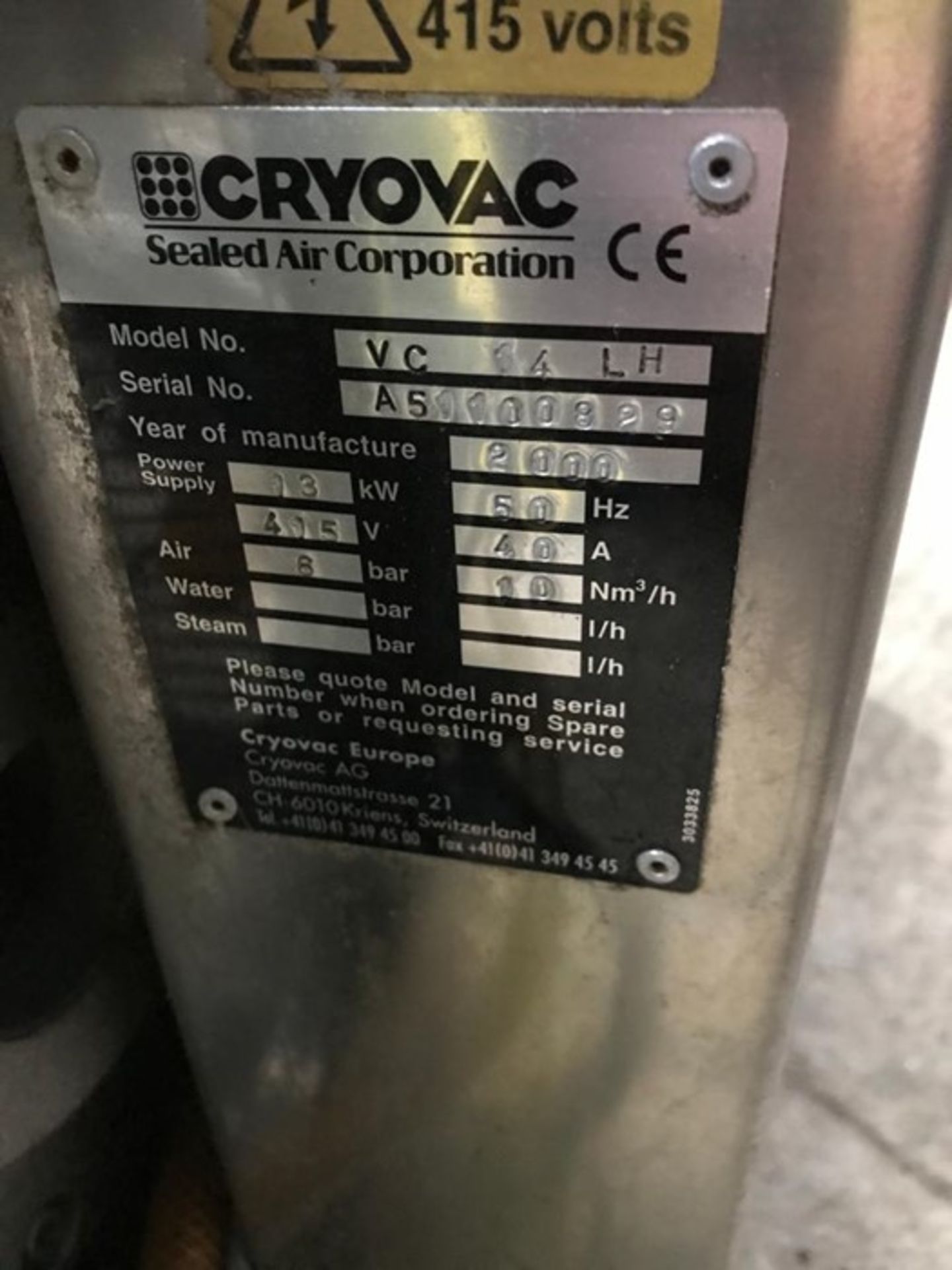 CRYOVAC VACUUM PACKER - Image 7 of 7