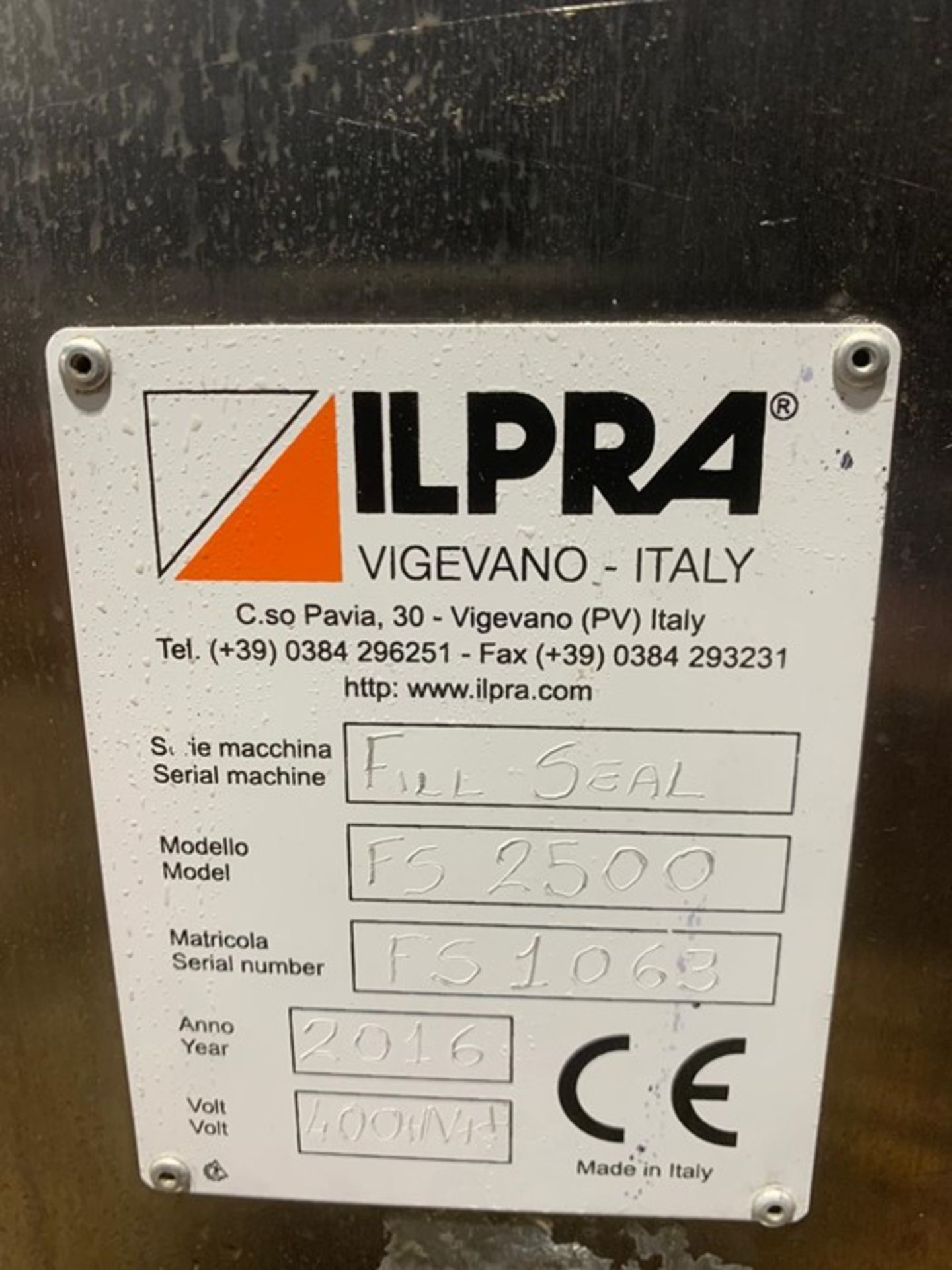 ILPRA FILL SEAL 2500 ROTARY POT FILLER - Image 9 of 9