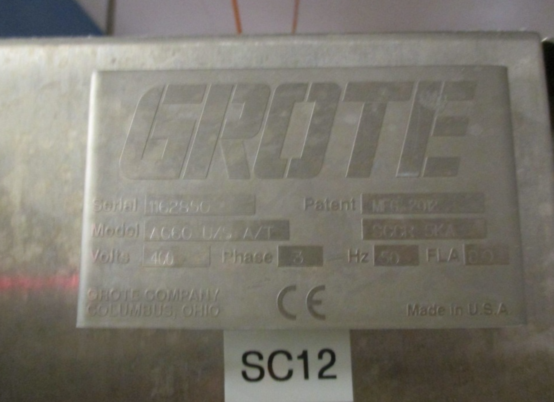 GROTE ULTRASONIC SANDWICH CUTTER - Image 3 of 3